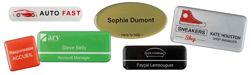 Permanente naambadges