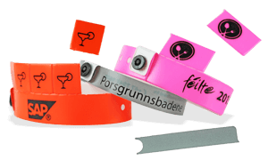 Polsbandjes met afscheurstrookjes