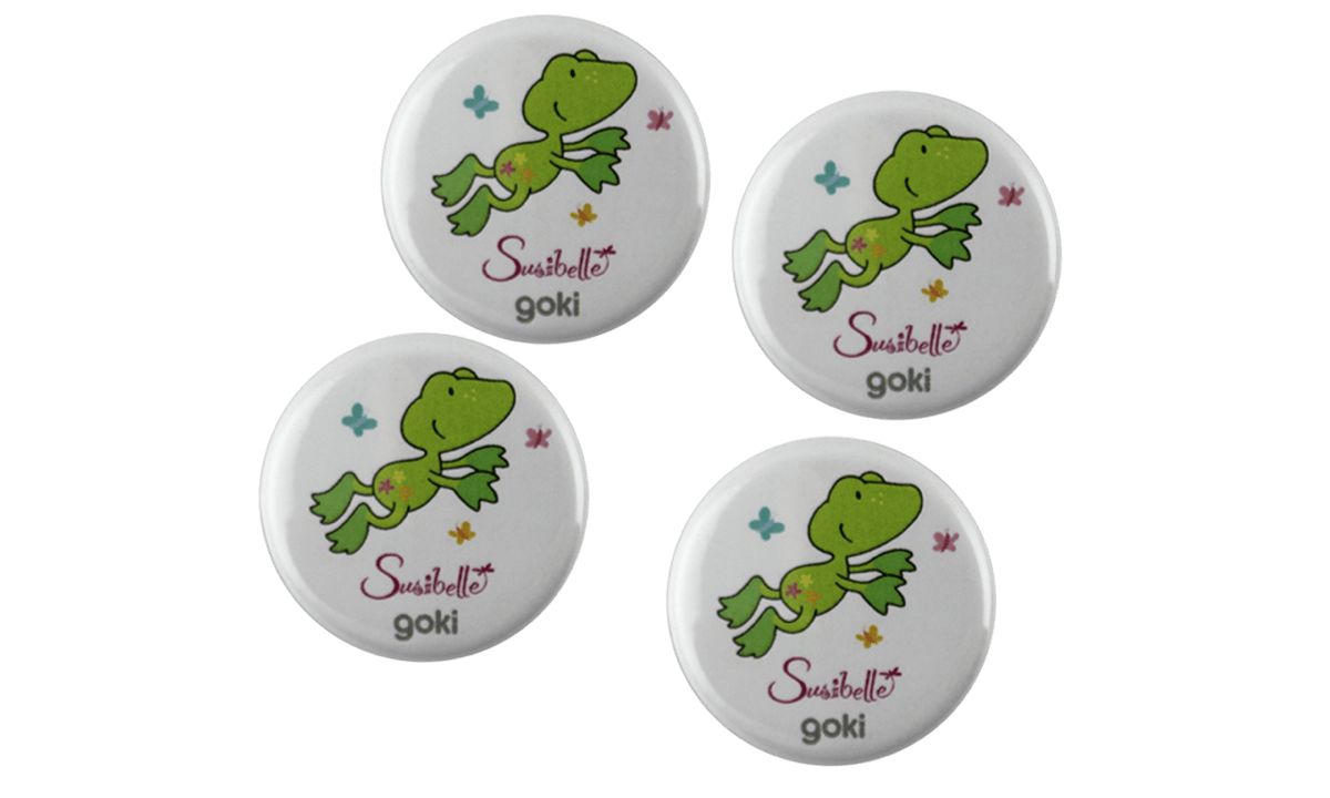 Knop badge 32mm Rond