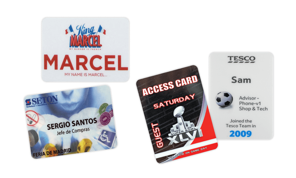 Event Badge 55mm X 75mm (PVC)