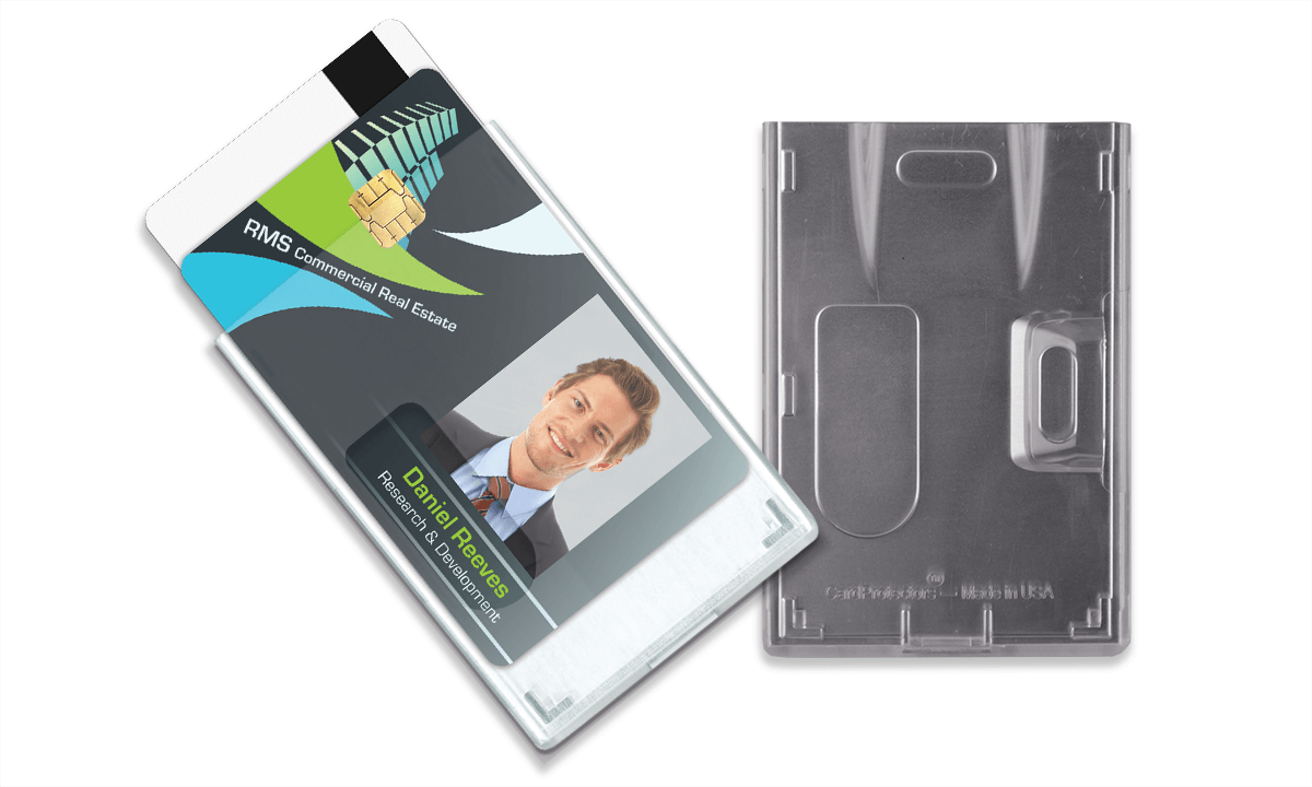 Proximity-badgehouder voor twee kaarten