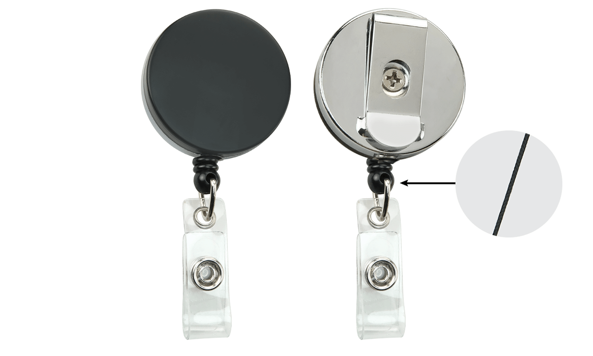Stevige jojo met nylon koord en transparante vinylband
