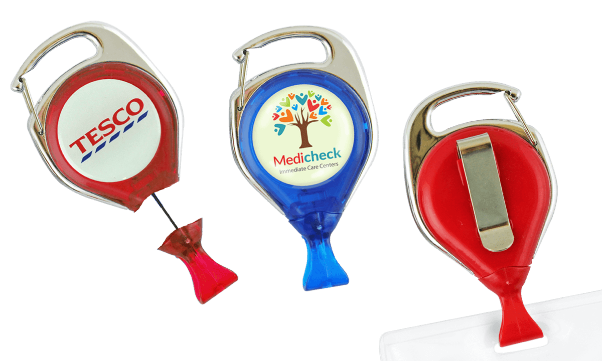 Personaliseerbare No-Twist karabijnjojo met kaart clip