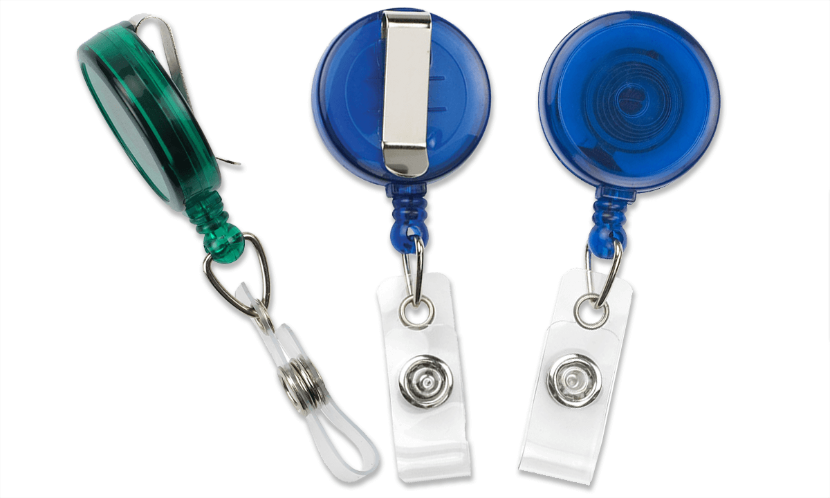 Doorschijnende MaxLabel-jojo met riemclip