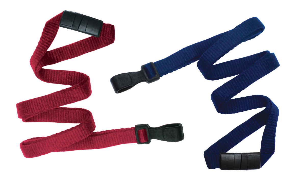 10 mm Bamboe lanyards met veiligheidssluiting en plastic haak