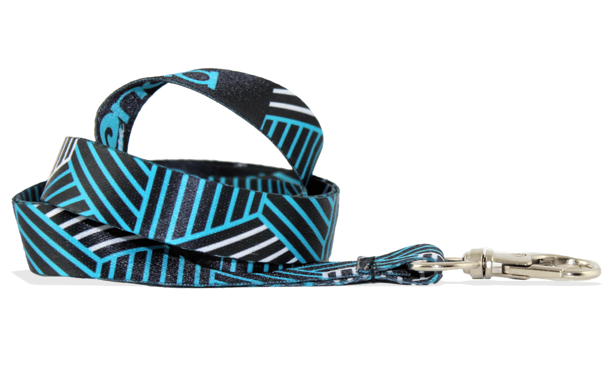 Gepersonaliseerde 15 mm satijnen lanyard - volledige kleurenprint