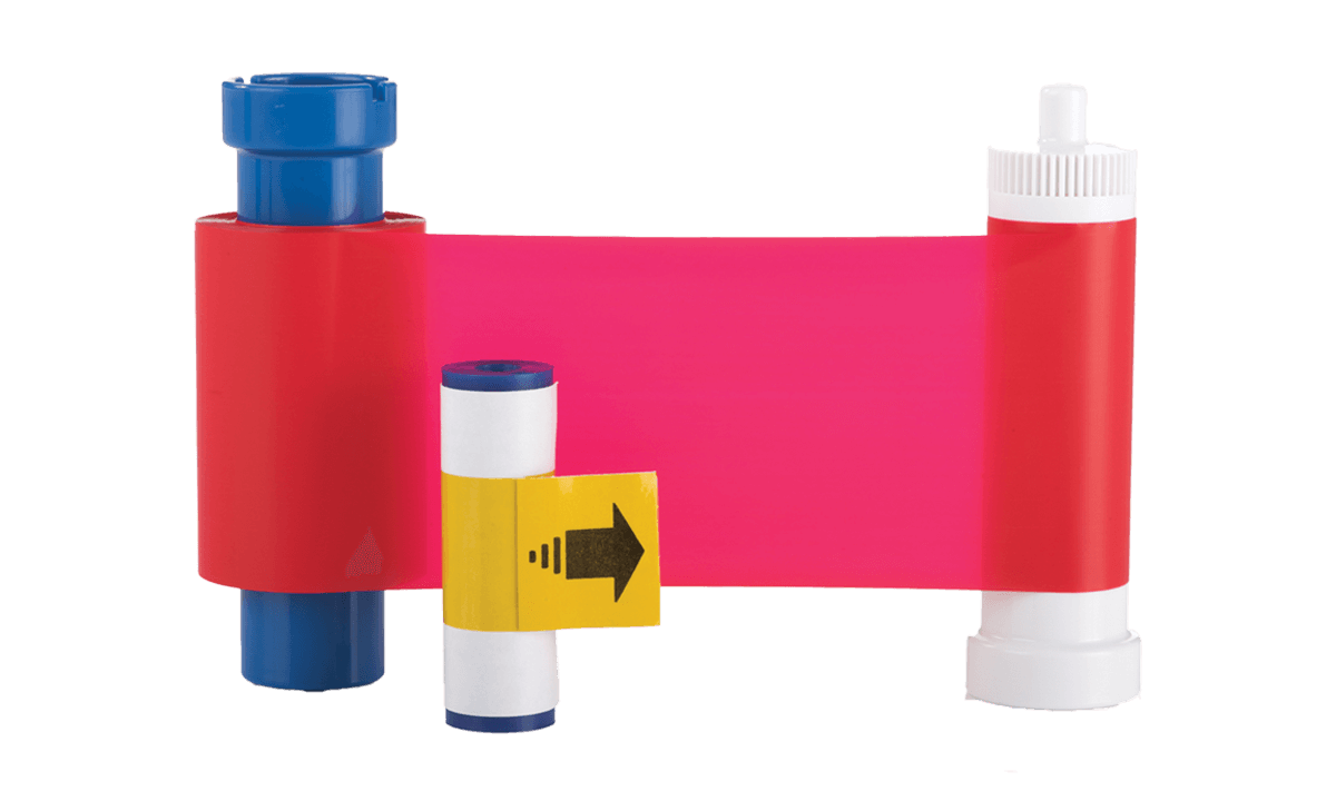 Magicard Pronto100 - Monochroom lint, Rood