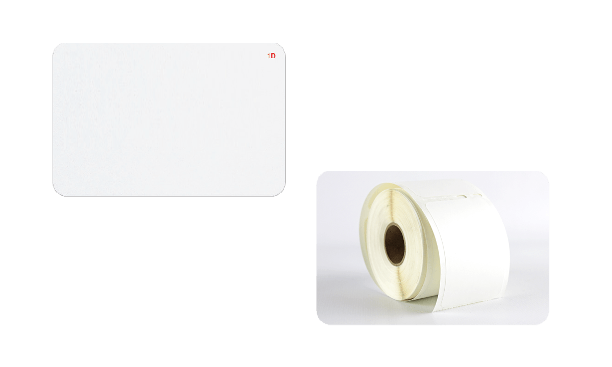 2-delige thermische clip-on TEMPBadges - Voorkant