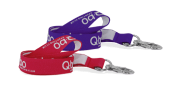 Gepersonaliseerde 15 mm geweven lanyard - personalisatie in één kleur
