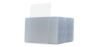 Blanco Oranje PVC kaarten - 760 mic