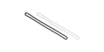 Flexibel kunststof lusband - 152 mm