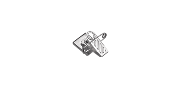 Draaibare pin-clip-bevestiging met schuimband