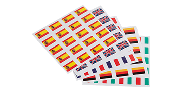 Vlaggenstickers