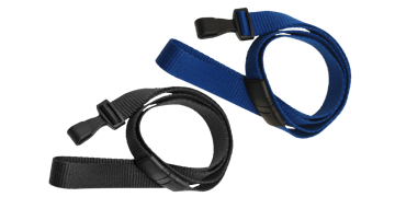 Platte 15 mm afbreekbare lanyards met plastic haak