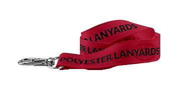 Gepersonaliseerde 20 mm economische lanyards voor evenementen - bedrukking in één kleur