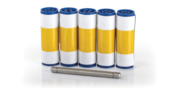 Magicard 300/600/E+ Reinigingsrollenset (5 rollen, 1 bevestigingsbalk)