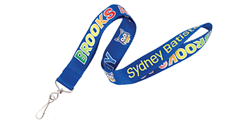 Gepersonaliseerde 10 mm True Color lanyard van gerecycleerd polyester - volledige kleurenprint