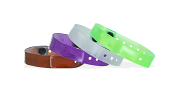 Doorschijnend vinyl polsbandjes, 13mm, zonder afdruk