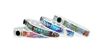 Plastic polsbandjes 13mm - digitale kleurafdruk, foto kwaliteit