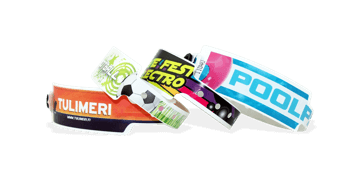Plastic polsbandjes 25mm - digitale kleurafdruk, foto kwaliteit