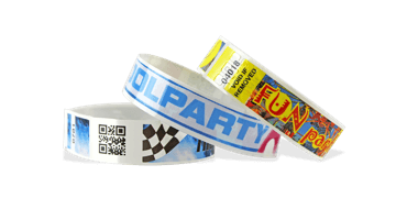 barcode polsbandjes met full colour digitale afdruk, NPS 19 mm (matte afwerking)
