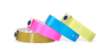 Vinyl polsbandjes, 19mm, zonder afdruk